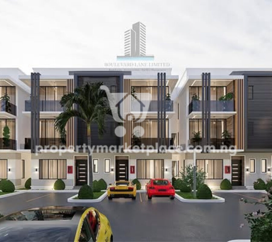 4 bedroom terrace duplex with Bq at Fortress estate