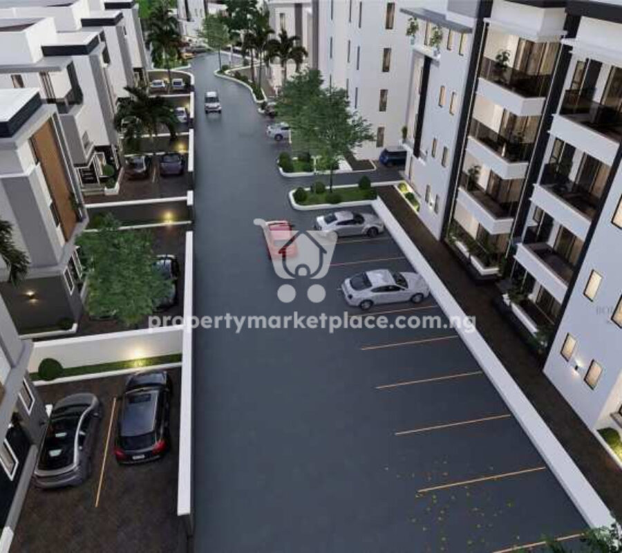 4 bedroom terrace duplex with Bq at Fortress estate
