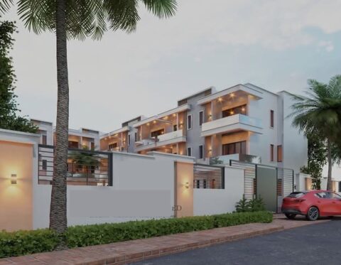 Spacious 4 bedroom terrace duplex with a room Bq