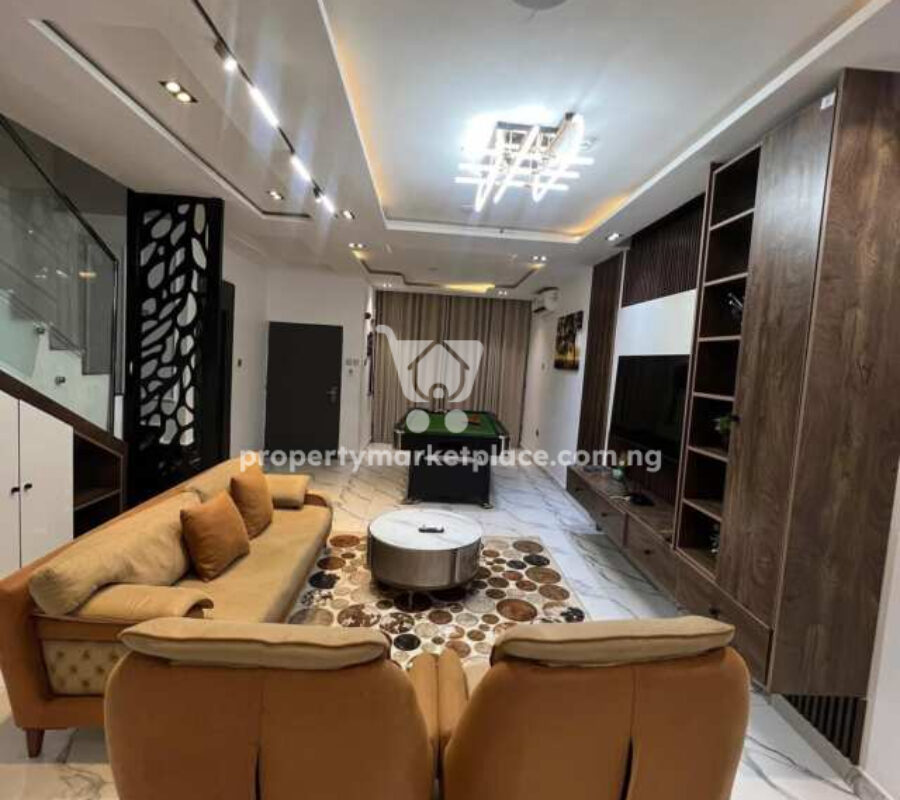 Tastefully furnished 4 bedroom terrace duplex with Bq