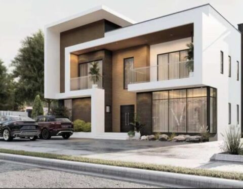 500sqm estate plot for 5 bedroom detached duplex