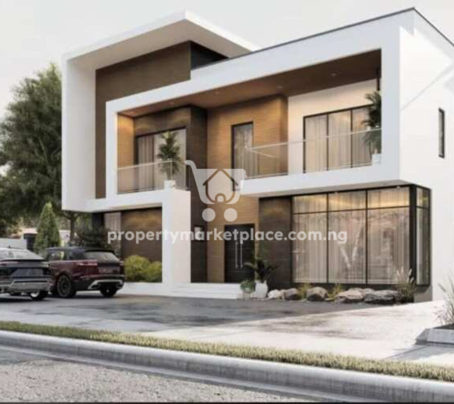 500sqm estate plot for 5 bedroom detached duplex