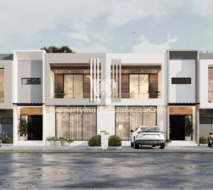400sqm estate land for a 4 bedroom semi-detached duplex
