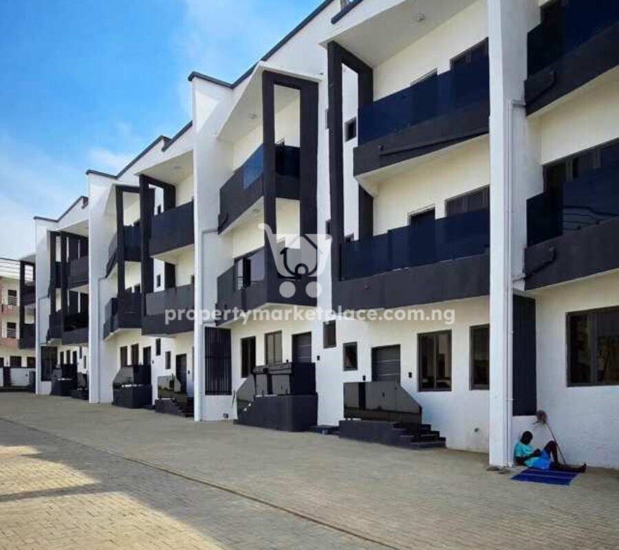 4 bedroom terrace duplex with a room boy’s quarters