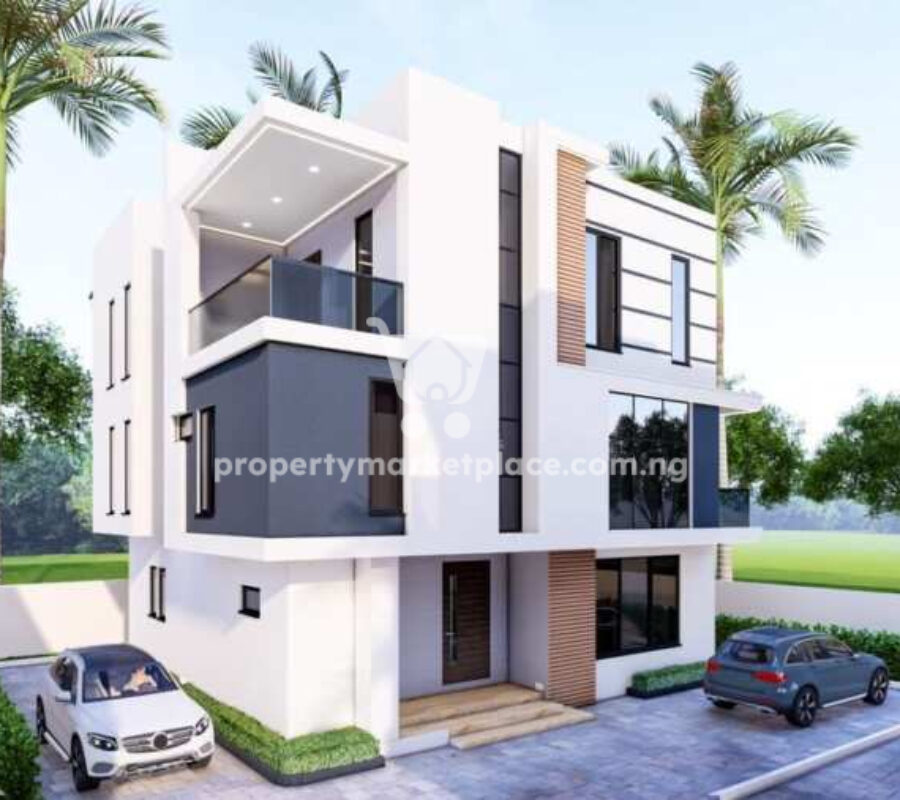5 bedroom detached duplex with a rooms boy’s quarters