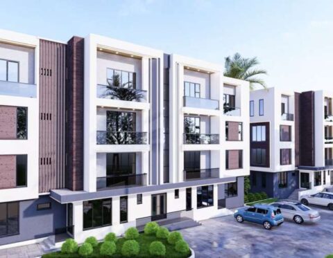 Spacious 3 bedroom flat in a nice area (semi-finished)