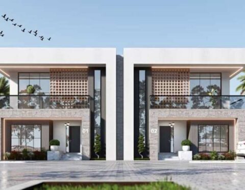 250sqm estate land – 4 bed semi-detached duplex, Hutu Abuja