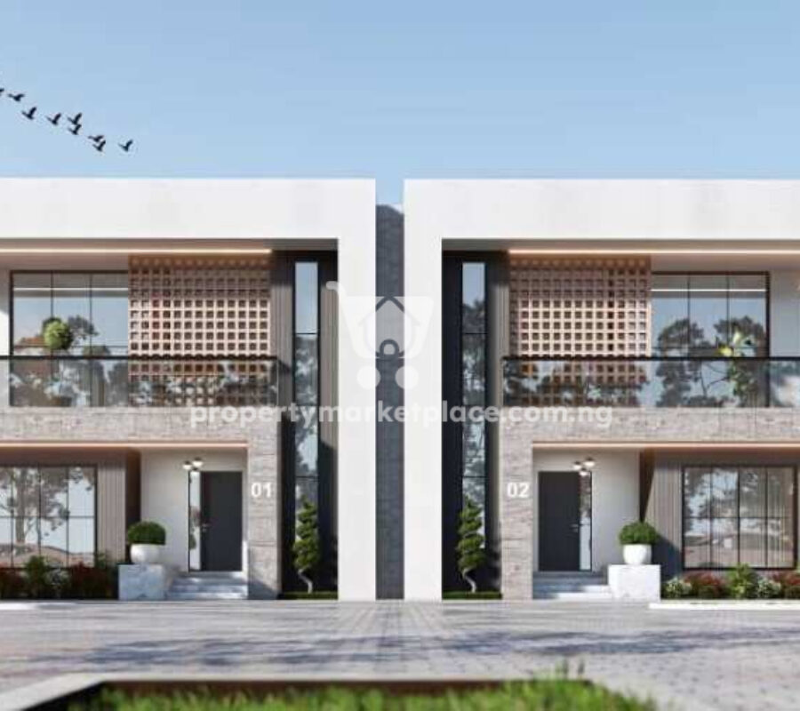 250sqm estate land – 4 bed semi-detached duplex, Hutu Abuja