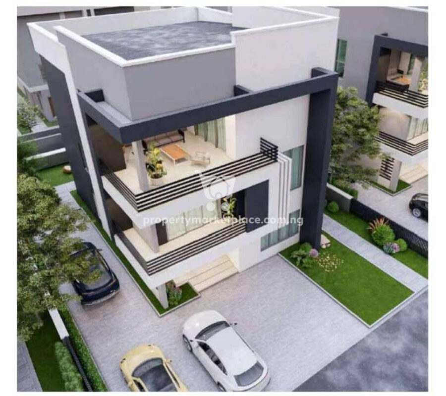 5 bedroom detached duplex with a room boys quarters