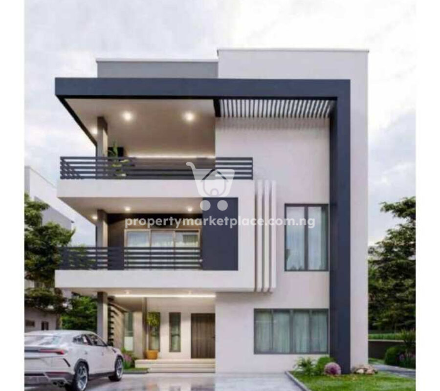 5 bedroom detached duplex with a room boys quarters