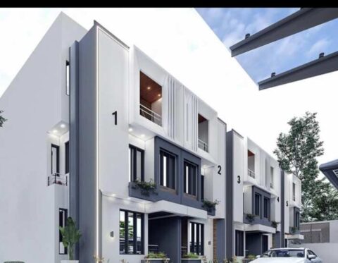 4 bedroom terrace duplex with a room boys quarters