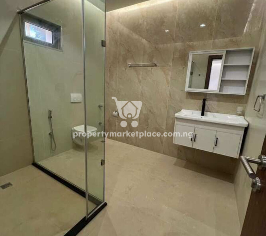 Serviced 4 bedroom terrace duplex with a room Bq