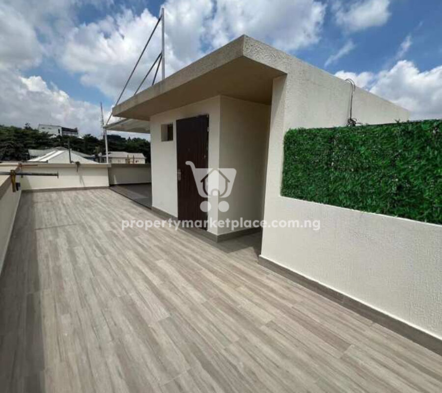 Serviced 4 bedroom terrace duplex with a room Bq