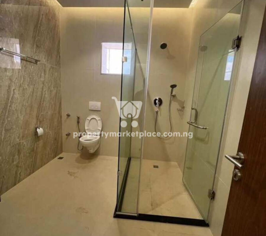Serviced 4 bedroom terrace duplex with a room Bq