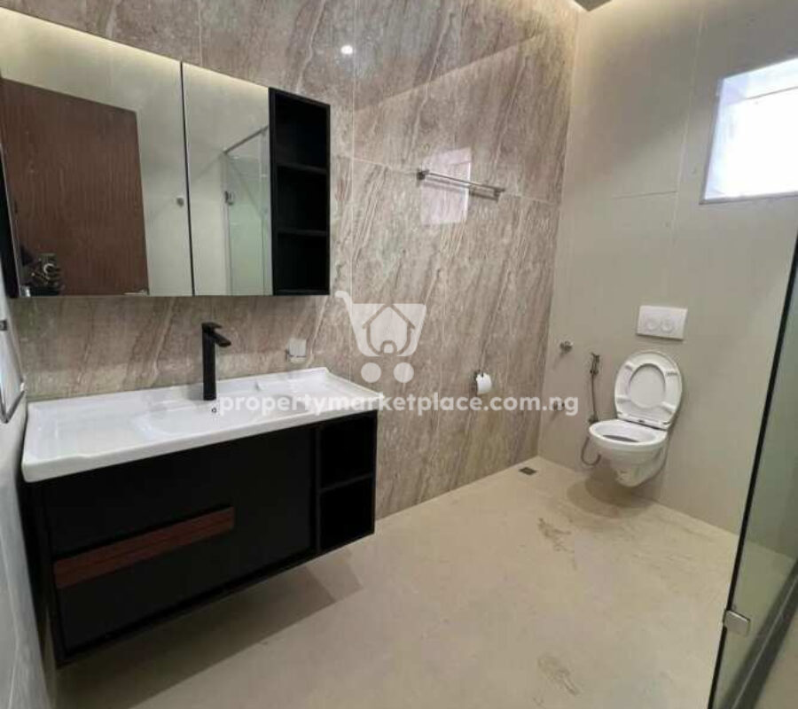 Serviced 4 bedroom terrace duplex with a room Bq