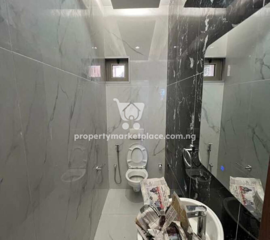 Serviced 4 bedroom terrace duplex with a room Bq