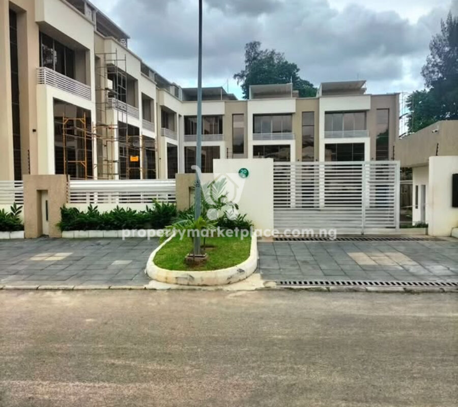Serviced 4 bedroom terrace duplex with a room Bq