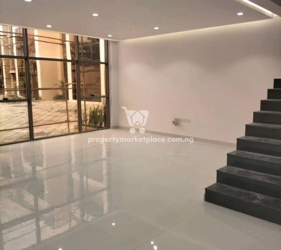 Serviced 4 bedroom terrace duplex with a room Bq