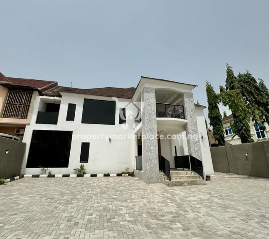 4 bedroom semi-detached duplex with a private compound