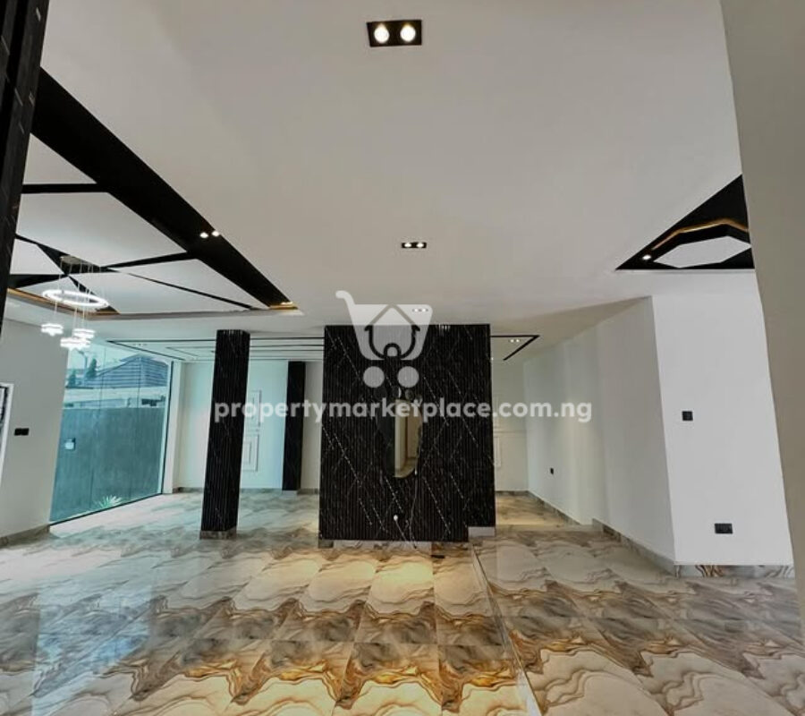 4 bedroom semi-detached duplex with a private compound
