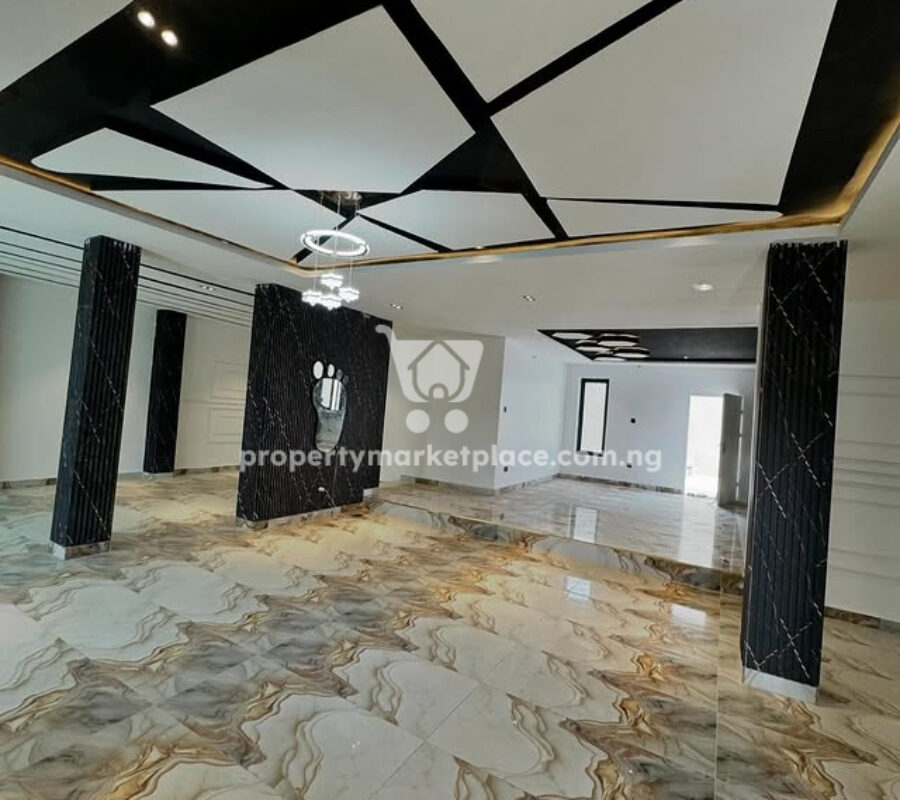 4 bedroom semi-detached duplex with a private compound