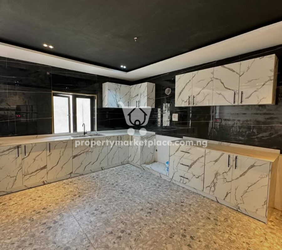4 bedroom semi-detached duplex with a private compound