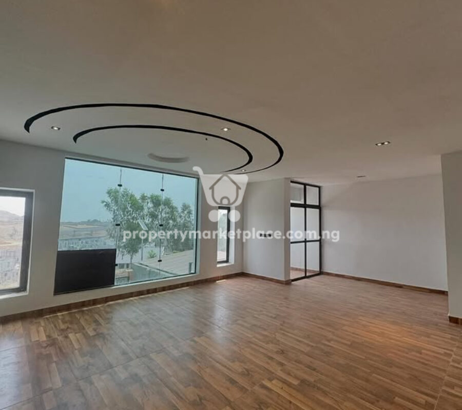 4 bedroom semi-detached duplex with a private compound