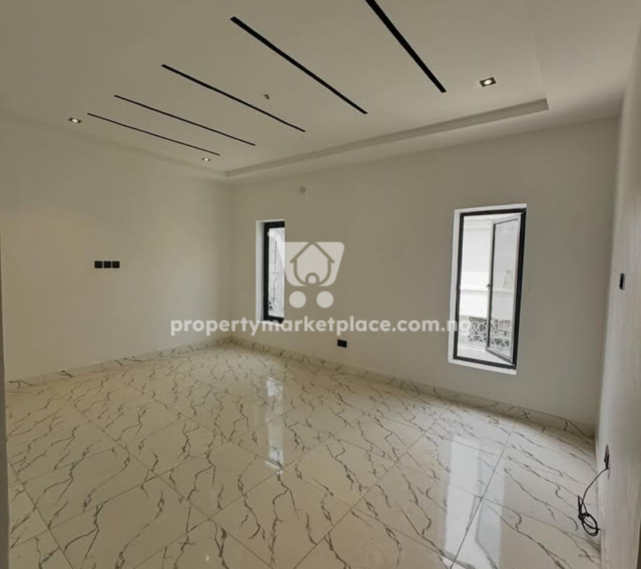 4 bedroom semi-detached duplex with a private compound