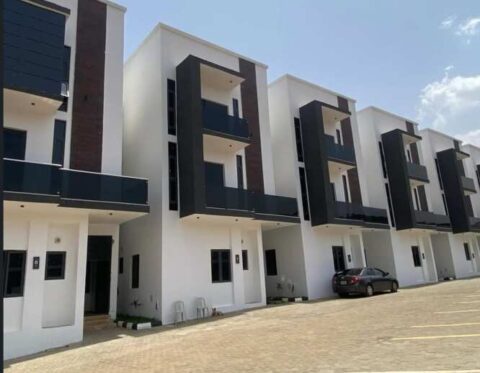 4 bedroom terrace duplex with a room boys quarters