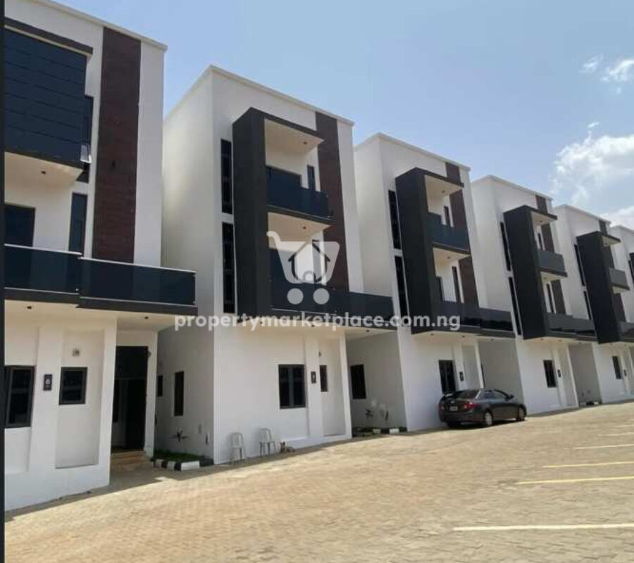 4 bedroom terrace duplex with a room boys quarters