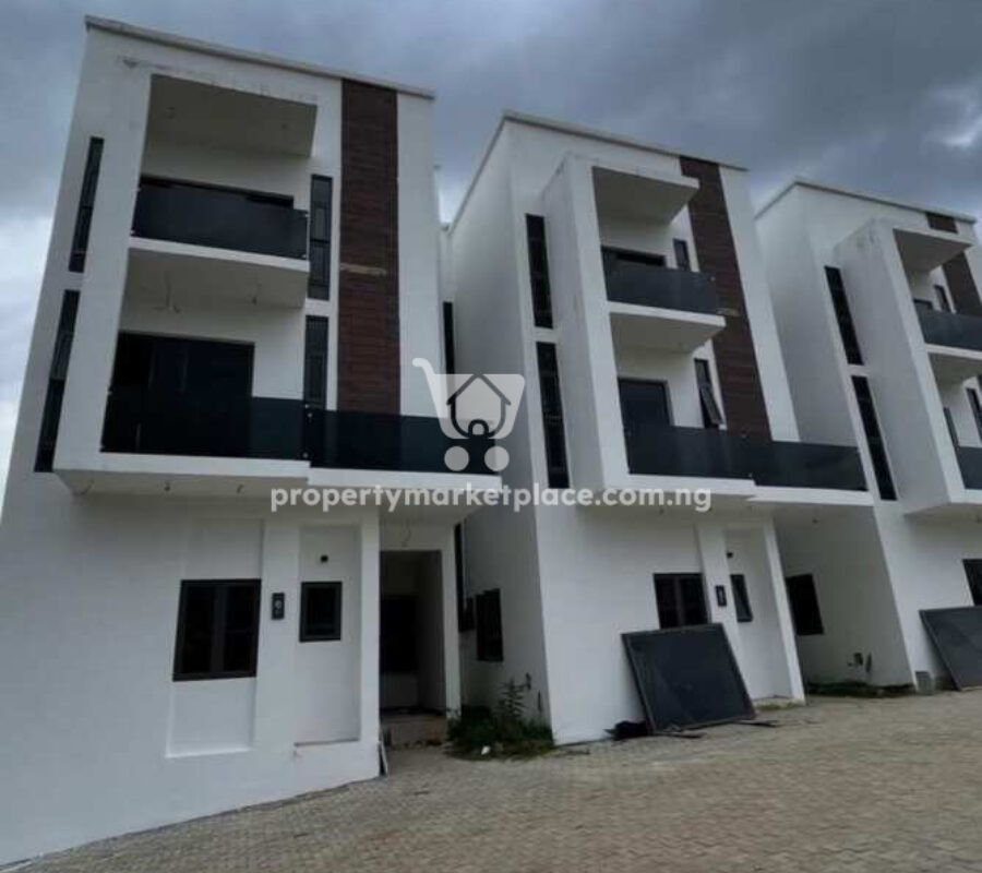 4 bedroom terrace duplex with a room boys quarters