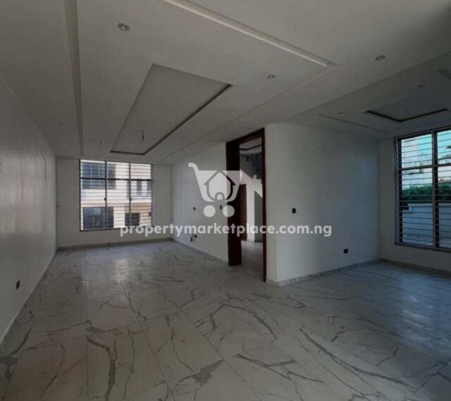 5 bedroom semi-detached duplex with 2 rooms boys quarters