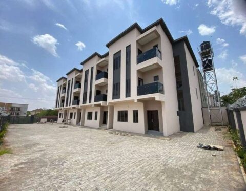 4 bedroom terrace duplex with a room boys quarters