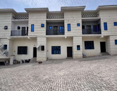 4 bedroom terrace duplex with a room boys quarters