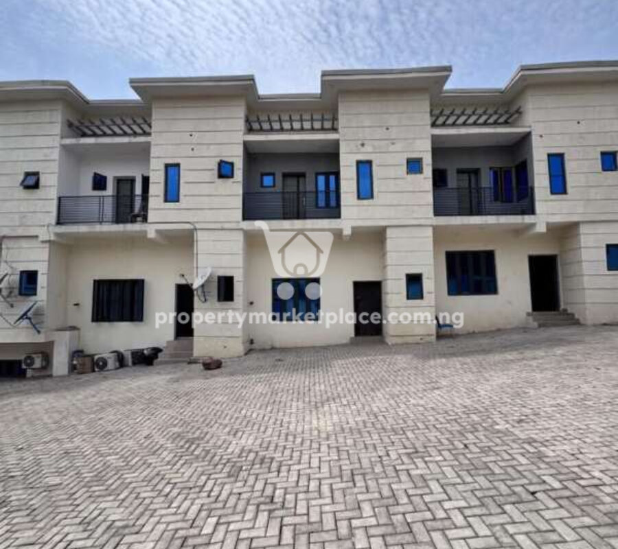 4 bedroom terrace duplex with a room boys quarters