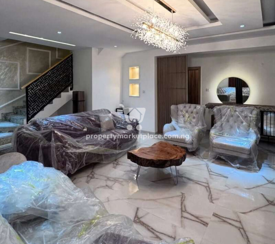 Nicely finished 4 bedroom terrace duplex with a room Bq