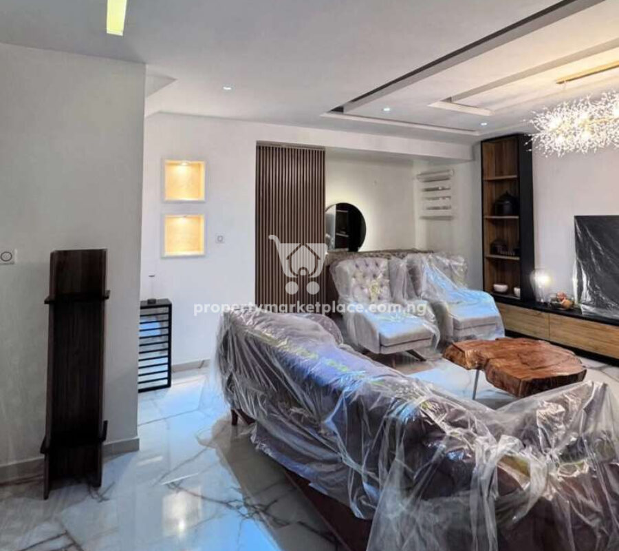 Nicely finished 4 bedroom terrace duplex with a room Bq