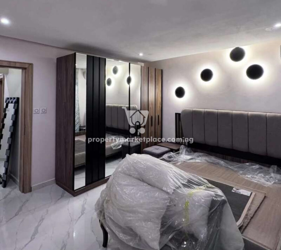 Nicely finished 4 bedroom terrace duplex with a room Bq