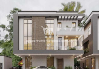 5 bedroom detached duplex with a room boys quarters