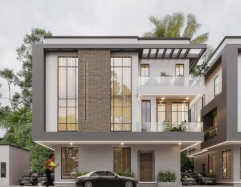 5 bedroom detached duplex with a room boys quarters