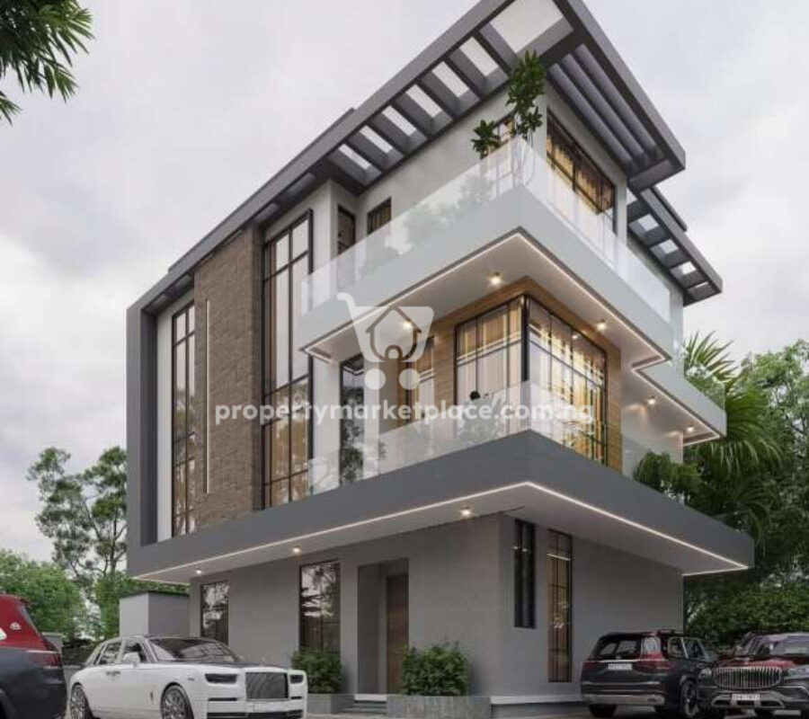 5 bedroom detached duplex with a room boys quarters