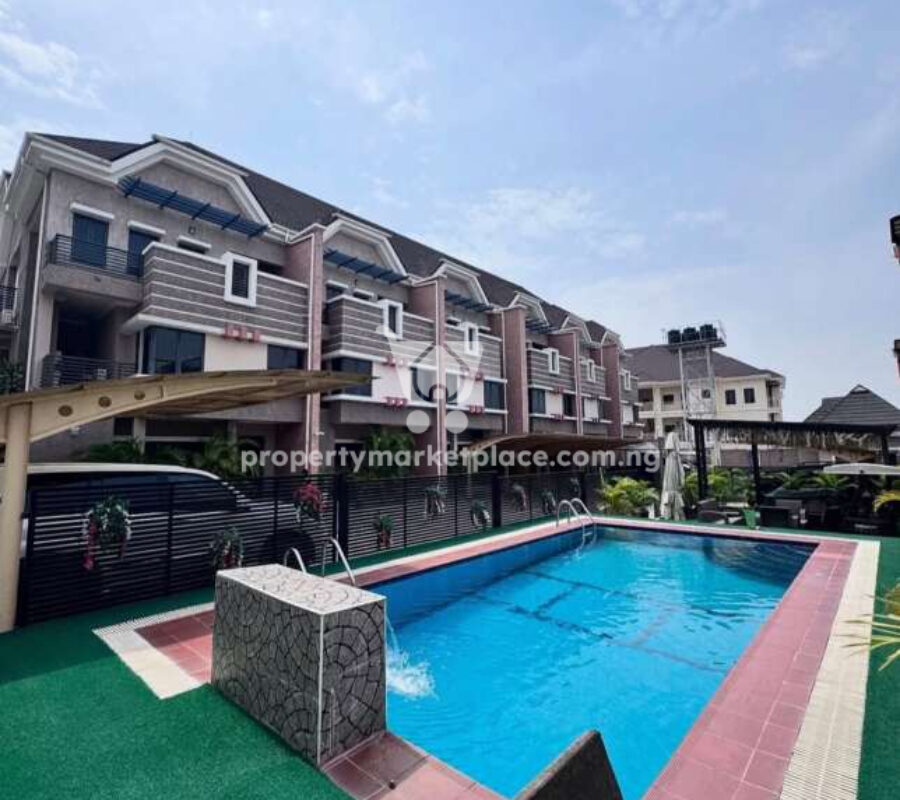 Furnished 4 bedroom terrace duplex with a room boys quarters