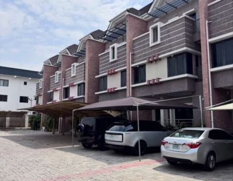 Furnished 4 bedroom terrace duplex with a room boys quarters