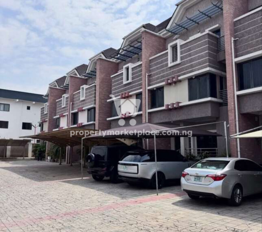 Furnished 4 bedroom terrace duplex with a room boys quarters