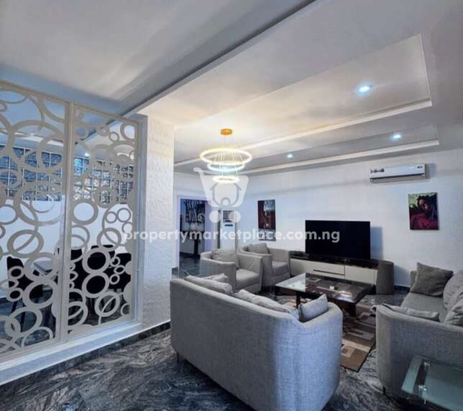 Furnished 4 bedroom terrace duplex with a room boys quarters