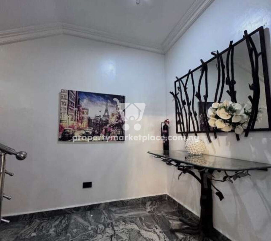 Furnished 4 bedroom terrace duplex with a room boys quarters