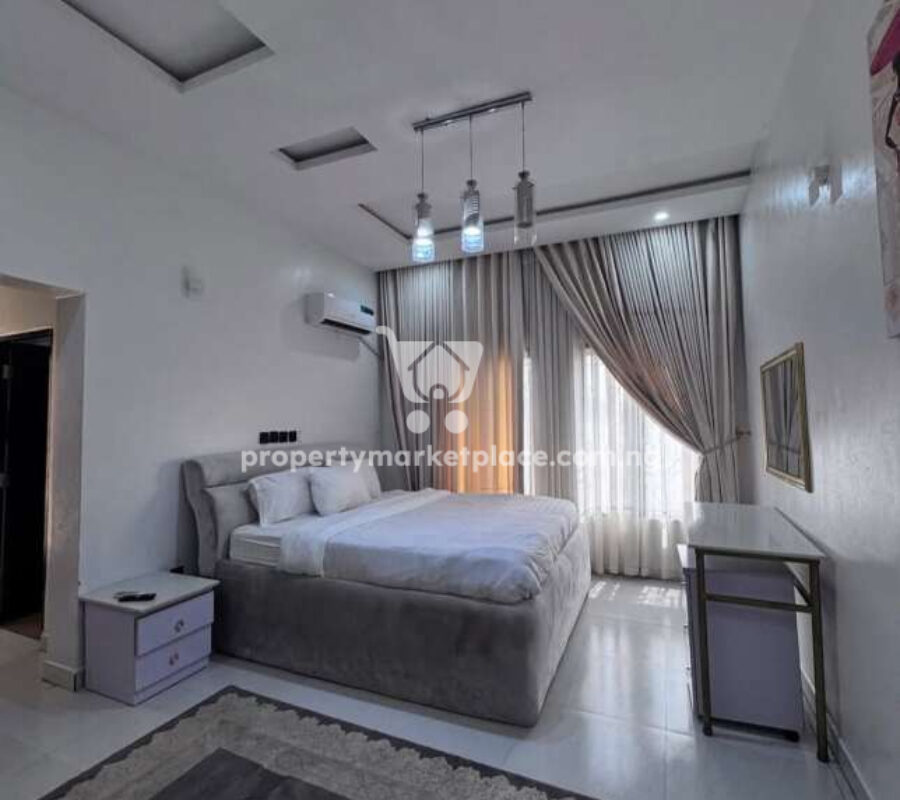 Furnished 4 bedroom terrace duplex with a room boys quarters