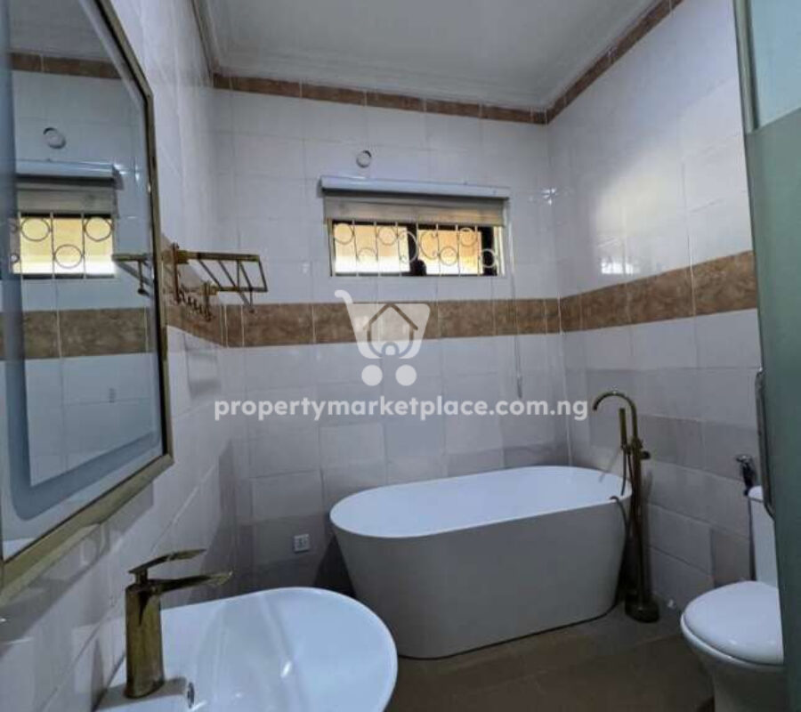 Furnished 4 bedroom terrace duplex with a room boys quarters
