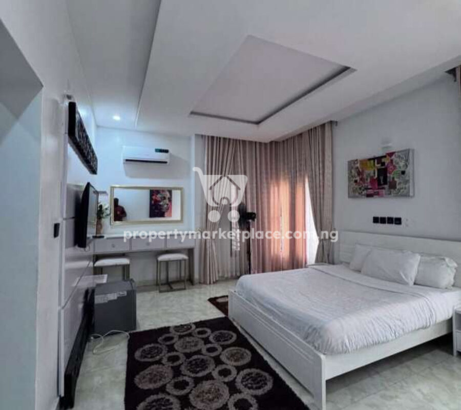 Furnished 4 bedroom terrace duplex with a room boys quarters