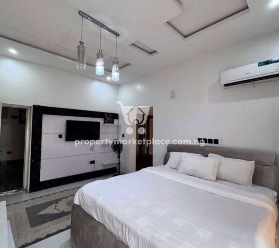 Furnished 4 bedroom terrace duplex with a room boys quarters